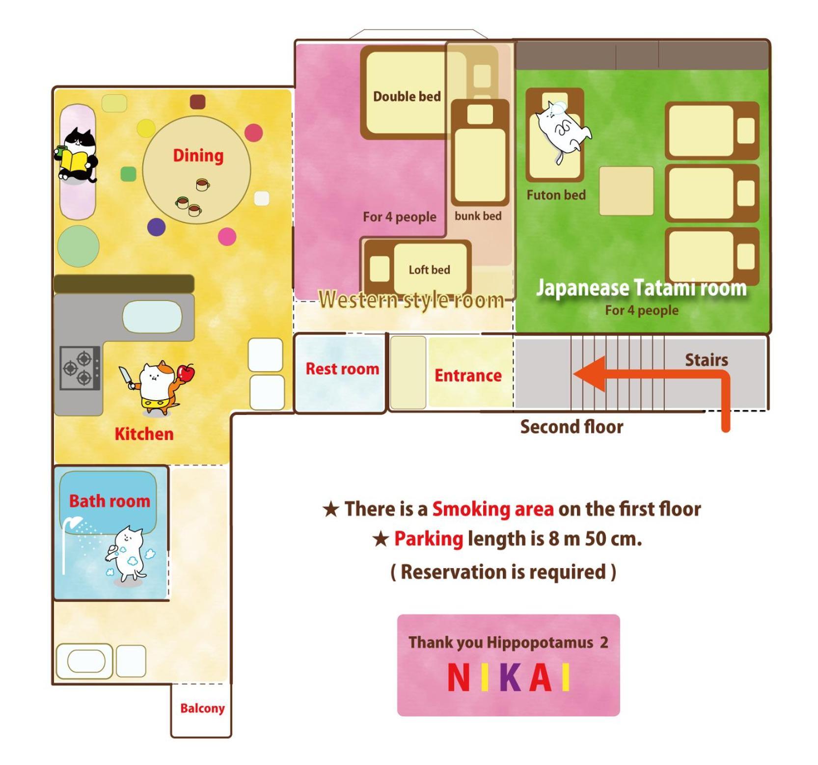 1組貸切りの宿 Popotel 2 -Nikai 二階- Matsumoto Luaran gambar
